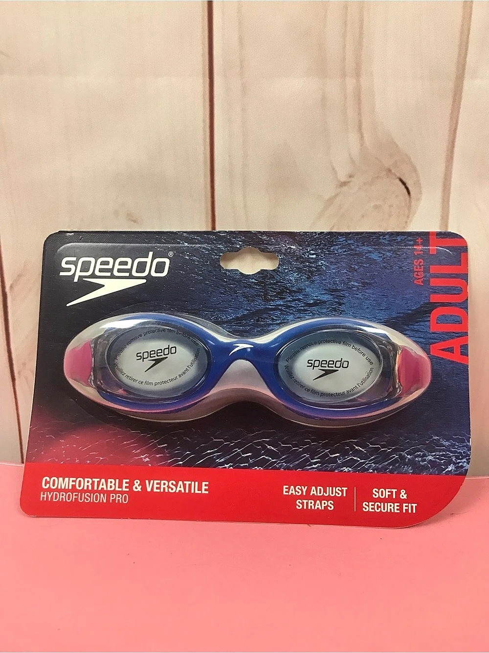 Speedo HydroFusion Pro Adult Blue & Pink NWT